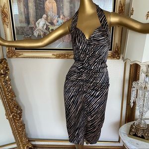 Betsey Johnson Silk Ruched Dress